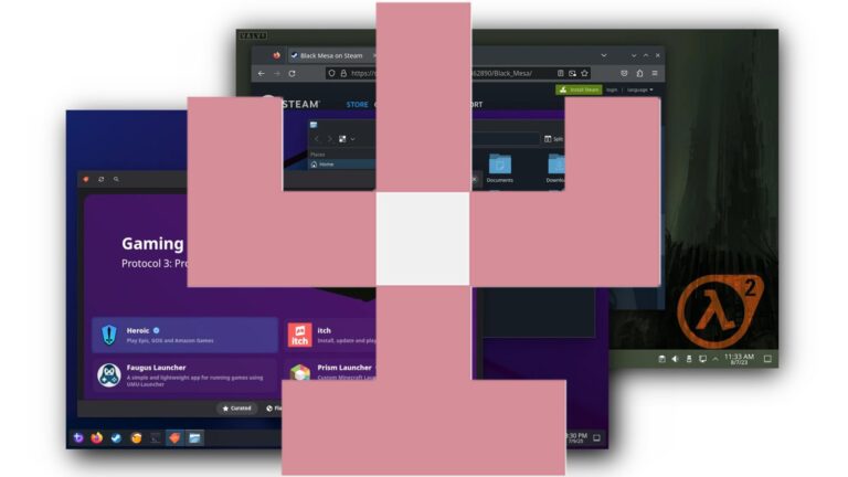 Sisteme de gaming Linux și Windows comparate, cu focus pe performanță și compatibilitate în jocuri video moderne.