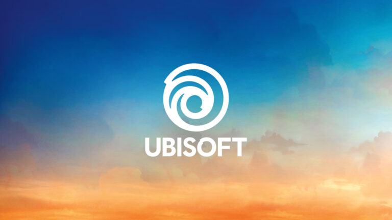 Angajați ai Ubisoft Paris participând la o oprire a lucrului, ținând pancarte și mesaje de protest legate de condițiile de muncă.