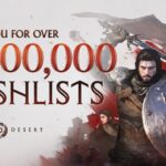 Imagine promoțională pentru jocul Crimson Desert, care a depășit 2 milioane de wishlists pe platformele de gaming.