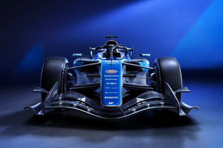 Mașină de Formula 1 Williams 2026, design aerodinamic și tehnologii noi pentru sezonul competițional.