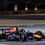 Max Verstappen în timpul evaluării unui prototip de mașină de Formula 1 pentru 2026, într-o sesiune de teste.