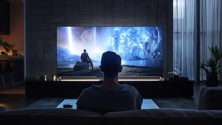Televizor LG OLED 77G2 cu ecran ultra-slim, tehnologie OLED evo și performanțe vizuale superioare.